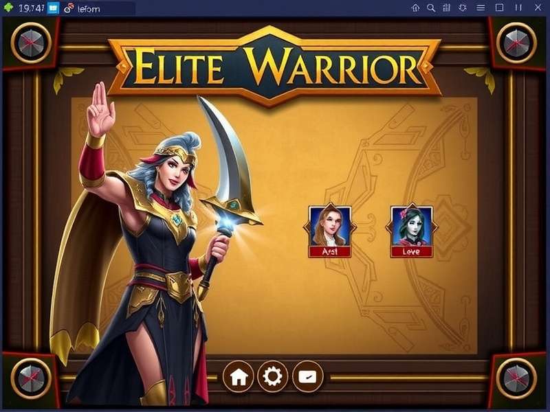 Carrom Elite Warrior - Main Interface Carrom Elite Warrior Main Screen